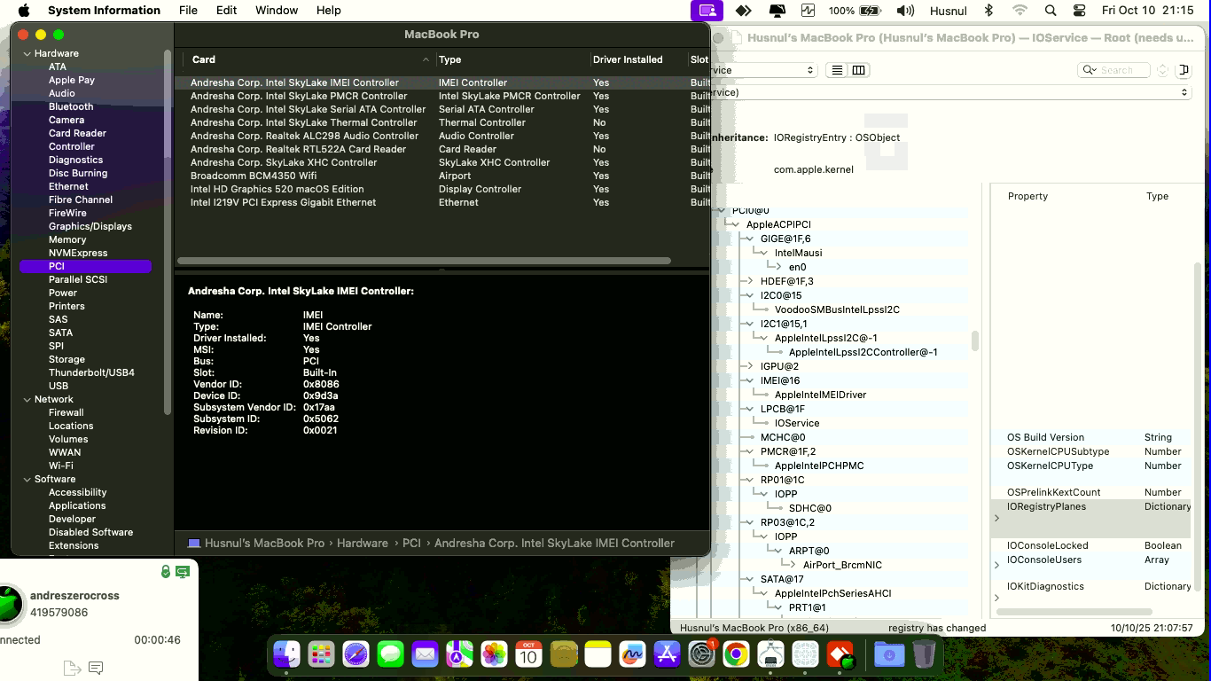 Lenovo Thinkpad X270 8th Dual Battery [SkyLake   Intel HD 520 + PS2 SMBUS]   OpenCore 1